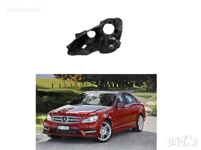 Корпус за фар на Mercedes C-Class W204 Facelift, снимка 3 - Части - 47457363