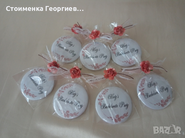 Огледалца подарък за гостите на моминското парти , снимка 13 - Подаръци за жени - 26188741