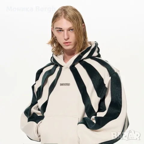 Суичър START EXCEEDEND с качулка и имитация на конска коса, Размер M-L, снимка 4 - Суичъри - 56134146