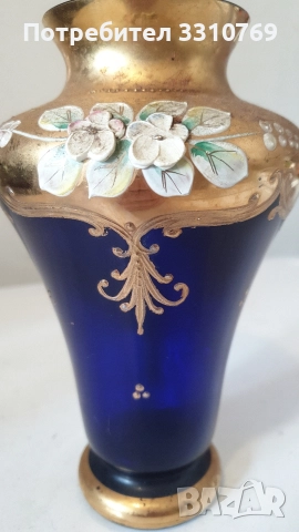 Прекрасни кристални вази Бохемия. , снимка 17 - Вази - 52547260