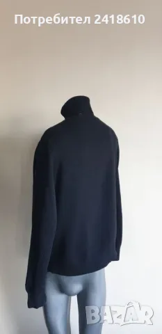 Emporio Armani EA7 Wool Knit POLO Mens Size 50 / L  ОРИГИНАЛ! Мъжки Вълнен Поло Пуловер!, снимка 6 - Пуловери - 49067379