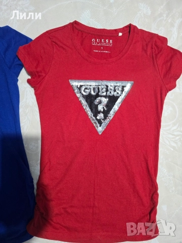 Тениски Guess 2 броя размер S, снимка 7 - Тениски - 55711529