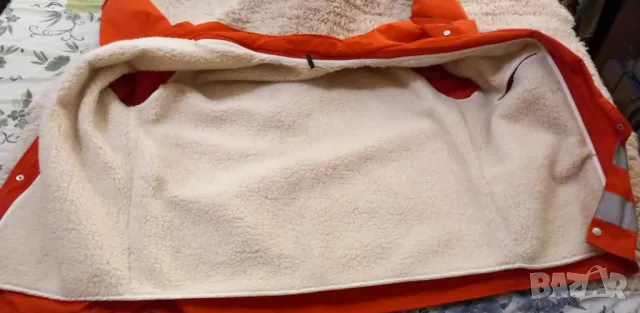 Работно яке с топла подплата и светлоотразителни ленти, шуба, снимка 4 - Якета - 48299615