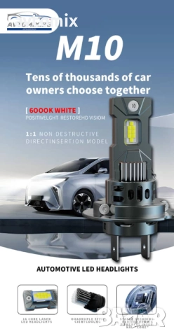 LED Крушки Н7 34W 12V, снимка 2 - Аксесоари и консумативи - 51806021