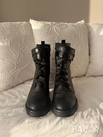 Черни боти обувки Eva Minge , снимка 7 - Дамски боти - 52171451