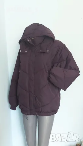 Два различни броя / Дамско марково яке с вата и качулка "H&M" и "S'Oliver" , снимка 5 - Якета - 55737855