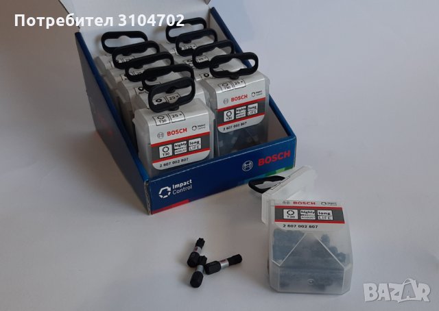 Bosch ударни накрайници impact control PH2, PZ2 и TX30 25 броя в кутия, снимка 2 - Отвертки - 34586015