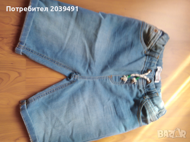 Детски дънки, снимка 2 - Детски къси панталони - 36280892