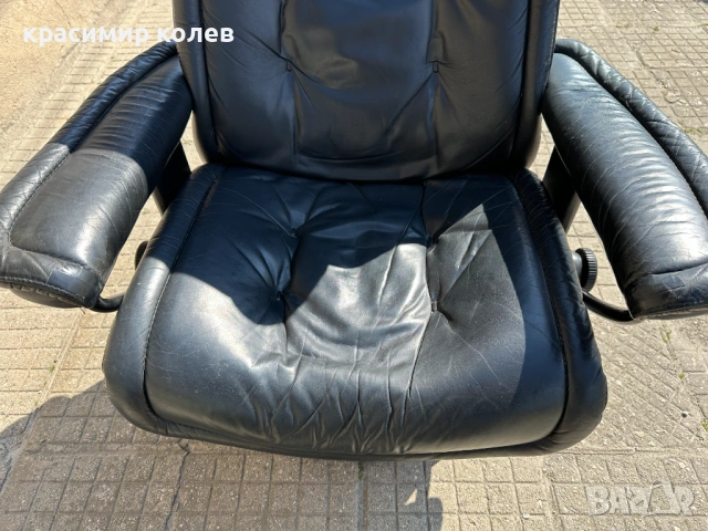 норвежки релайнер стол "EKORNES Stressless", снимка 5 - Столове - 53780959