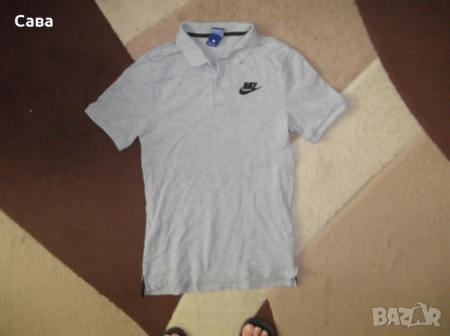Тениски NIKE  мъжки,С  /сиви и бяла/, снимка 8 - Тениски - 41291503