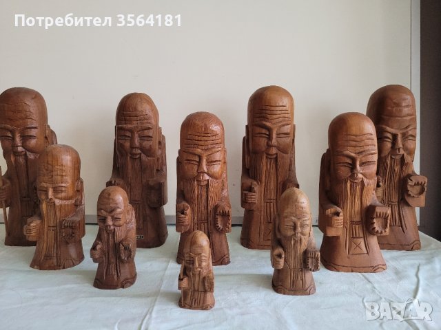 азиатски дървени склуптори , снимка 1