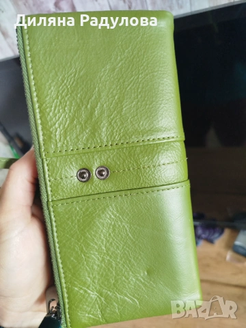 Кожено портмоне, снимка 4 - Портфейли, портмонета - 53869387