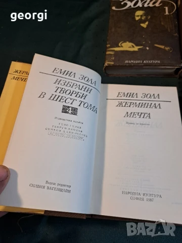 Емил Зола 6 тома избрани творби 27/2, снимка 6 - Художествена литература - 51425062