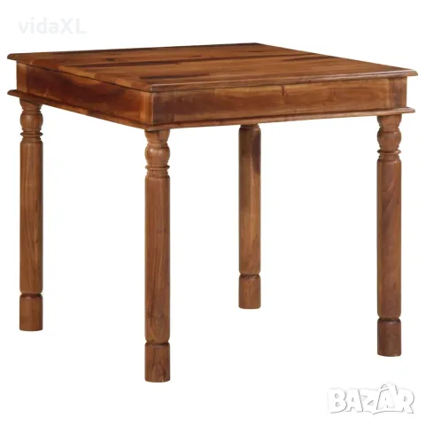 vidaXL Трапезна маса 80x80x77 cm масивна дървесина акация, снимка 1 - Маси - 56147551