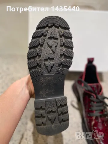 Обувки в цвят бордо, снимка 5 - Дамски ежедневни обувки - 49833252