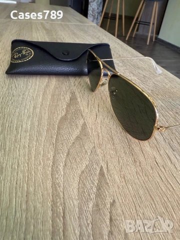 Унисекс слънчеви очила RayBan Aviator, снимка 3 - Слънчеви и диоптрични очила - 50697305