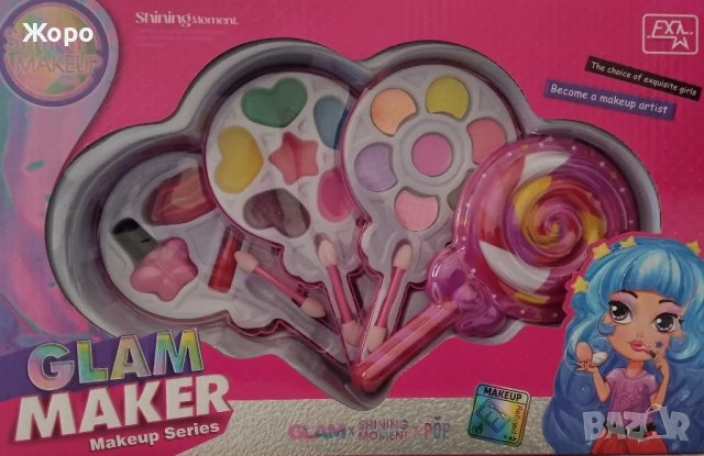 КОМПЛЕКТ ГРИМОВЕ ЗА МОМИЧЕТА МОДЕЛ БЛИЗАЛКА 193902