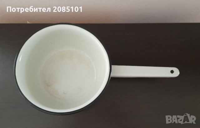 Ретро емайлирана касерола, снимка 3 - Антикварни и старинни предмети - 42403903