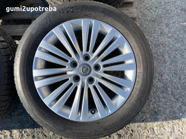 17 джанти 5х115 Opel Zafira ОПел Зафира 7J et44 225/50/17 Hankook 2022, снимка 2 - Гуми и джанти - 49260948