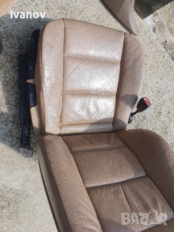 Предна лява шофьорска седалка за бмв е36 естествена кожа  с подгрев bmw e36 driver seat beige p8sn, снимка 9 - Части - 42020283