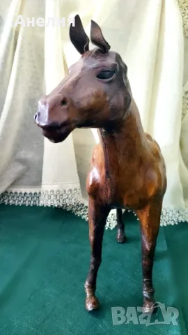 Кон от кожа, снимка 2 - Статуетки - 49652329