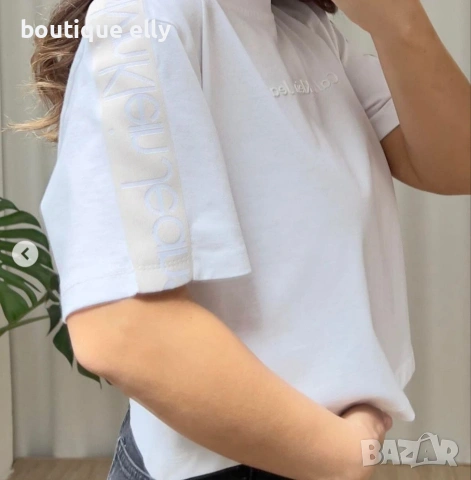 къса памучна тениска, снимка 2 - Тениски - 53284064