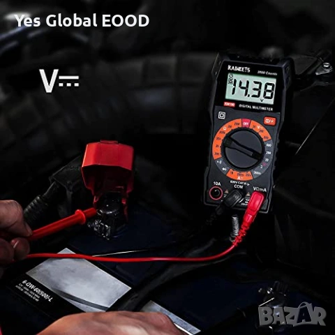 KAIWEETS KM100 дигитален мултиметър с непрекъснатост, снимка 7 - Други инструменти - 53430702