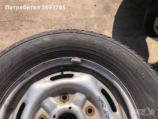Гуми с джанти 215/75 C 16R, снимка 3 - Гуми и джанти - 44423073