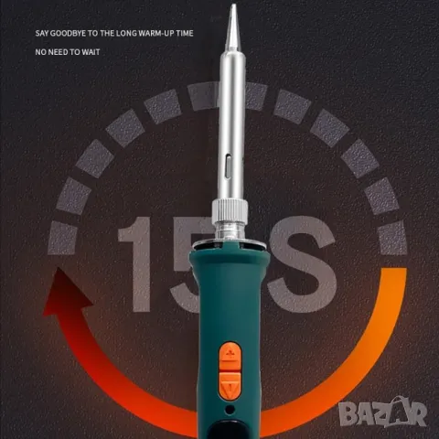 Поялник с регулиране на температурата и цифров екран 120W/230V, снимка 5 - Поялници и запояване - 48067167