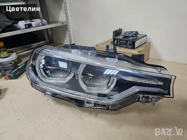 Десен фар BMW F30 Adaptive LED desen far бмв ф30 адаптив лед, снимка 6 - Части - 50292655