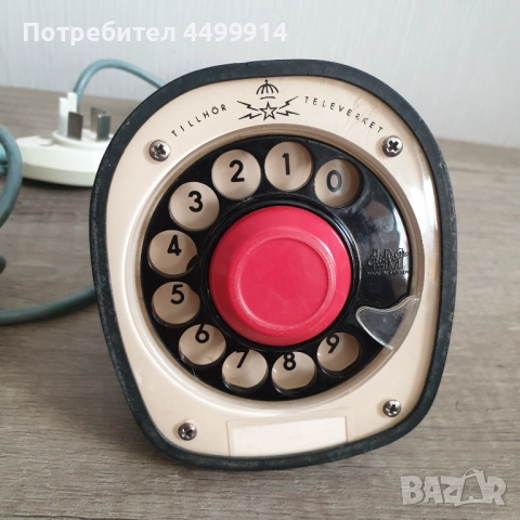 ВИНТИДЖ ТЕЛЕФОН TILLHOR TELEVERKET COBRA ОТ 70-ТЕ ГОДИНИ, снимка 4 - Антикварни и старинни предмети - 51635336
