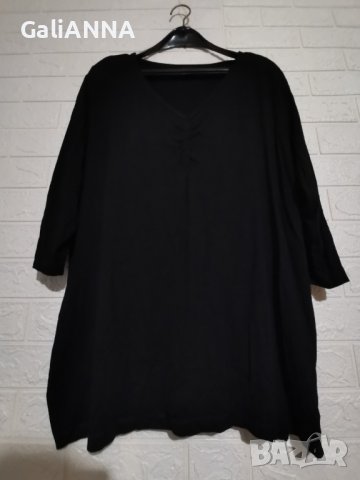 СТРАХОТНА ТУНИКА В ЧЕРНО 2XL-3XL, снимка 6 - Туники - 41910374
