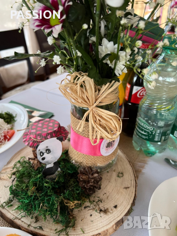 Украса за рожден ден Маша и Мечока, снимка 15 - Декорация - 36198663