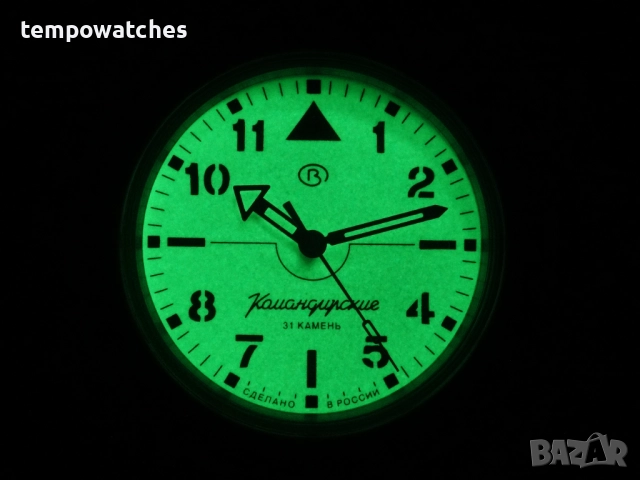  ВОСТОК КОМАНДИРСКИЕ АВТОМАТИЧЕН- FULL LUME ref: 18028А, снимка 3 - Мъжки - 52326965