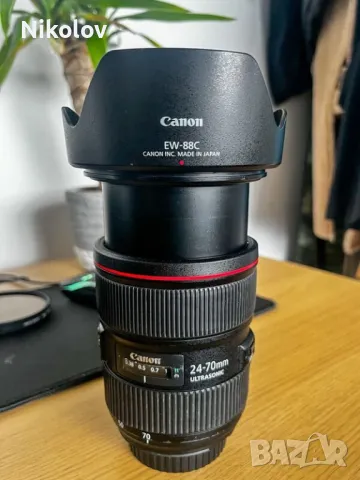 Canon EF 24-70mm f2.8L II USM, снимка 5 - Обективи и филтри - 49975955