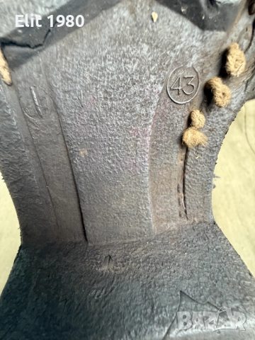 Продавам войнишки кубинки от соца 43 номер , снимка 5 - Антикварни и старинни предмети - 52454304