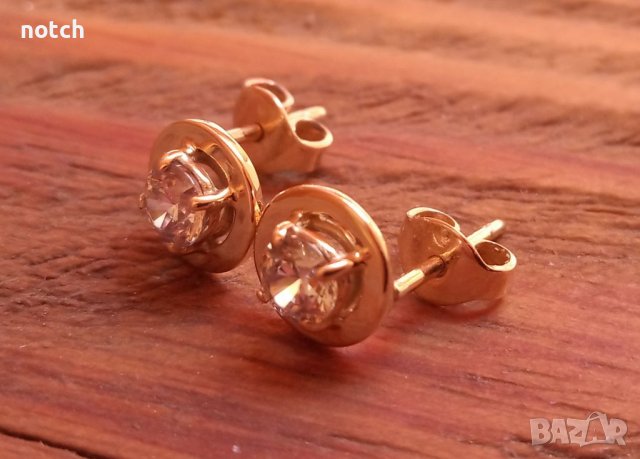 Златни обеци, снимка 3 - Обеци - 40045708