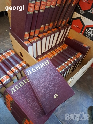 луксозни книги с твърди корици 55 тома избрани съчинения Ленин , снимка 7 - Художествена литература - 52702372