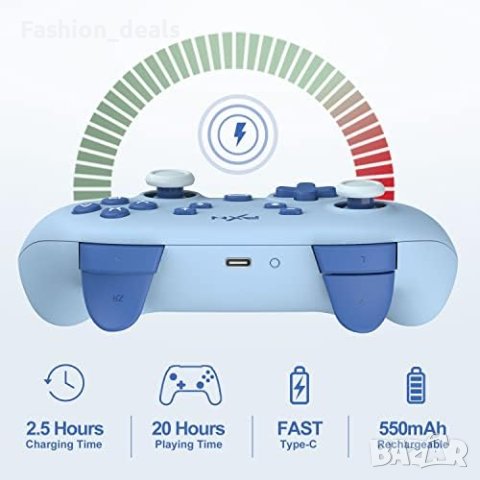 Нов Безжичен контролер за Switch PXN P50/Switch/Lite/OLED/PC / Игри, снимка 3 - Аксесоари - 41443350