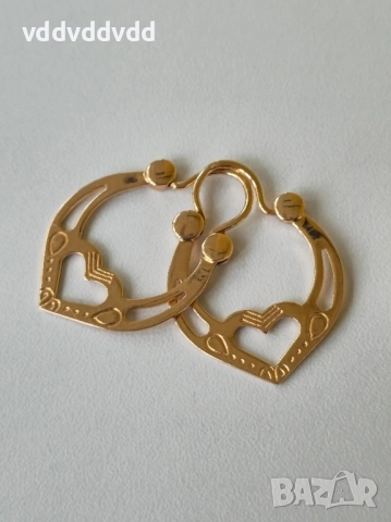 СССР златни обеци 14 карата , снимка 9 - Обеци - 52120441