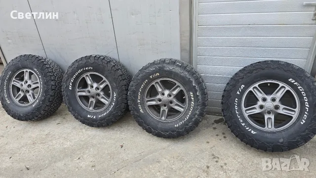 BF Goodrich гуми 265/75R16 с оригинални джанти за Land rover, снимка 10 - Гуми и джанти - 55869645