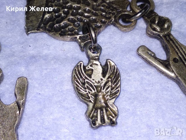 ЕЛЕМЕНТИ от ЕТНОГРАФСКИ СТИЛ НАКИТ ЛАКИРАН ПОСРЕБРЕН БРОНЗ и ЧЕРВЕН КАТАЛИН 34305, снимка 4 - Бижутерийни комплекти - 41761877