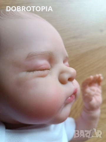 Реалистична кукла "Спящо бебе", снимка 6 - Кукли - 53029232