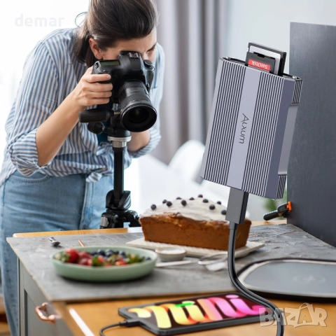 Alxum Aluminium CFexpress Type A & SD 4.0 Четец за карти с два слота, снимка 12 - Кабели и адаптери - 52414151