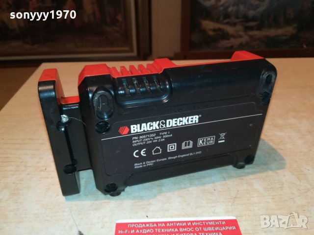 BLACK & DECKER LITHIUM-CHARGER-GERMANY 2609212202, снимка 17 - Други инструменти - 34262277