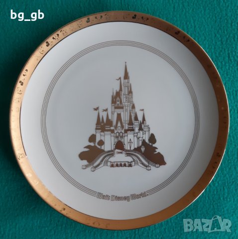 Голяма позлатена чиния Walt Disney World, снимка 2 - Декорация за дома - 35755327
