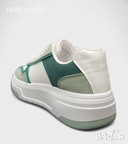 Дамски маратонки с масивна подметка в зелено W014303 Green, снимка 3 - Кецове - 53710409