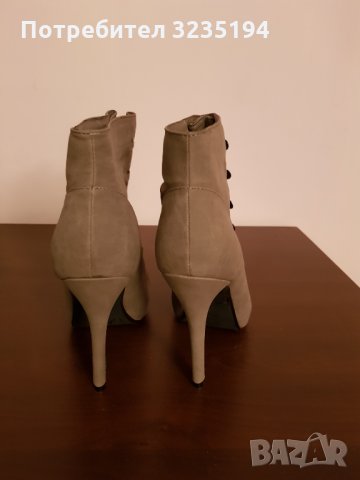 Сиви боти, снимка 4 - Дамски боти - 34848768