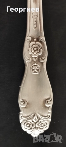 Посребрени с позлата мелхиорени лъжички за чай,кафе от СССР., снимка 9 - Прибори за хранене, готвене и сервиране - 51876694