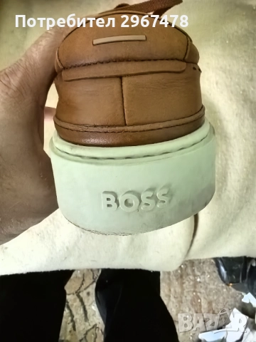 Спортни обувки "BOSS" оригинални, кожени, снимка 2 - Ежедневни обувки - 52866619